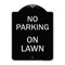 Signmission No Parking on Lawn Heavy-Gauge Aluminum Architectural Sign, 24" x 18", BS-1824-23695 A-DES-BS-1824-23695 - alternate 1